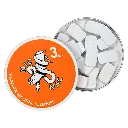 Tangerine 3MG open tin top view.webp